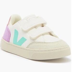 Veja Kids Sneakers in White, Mint, and Lavender